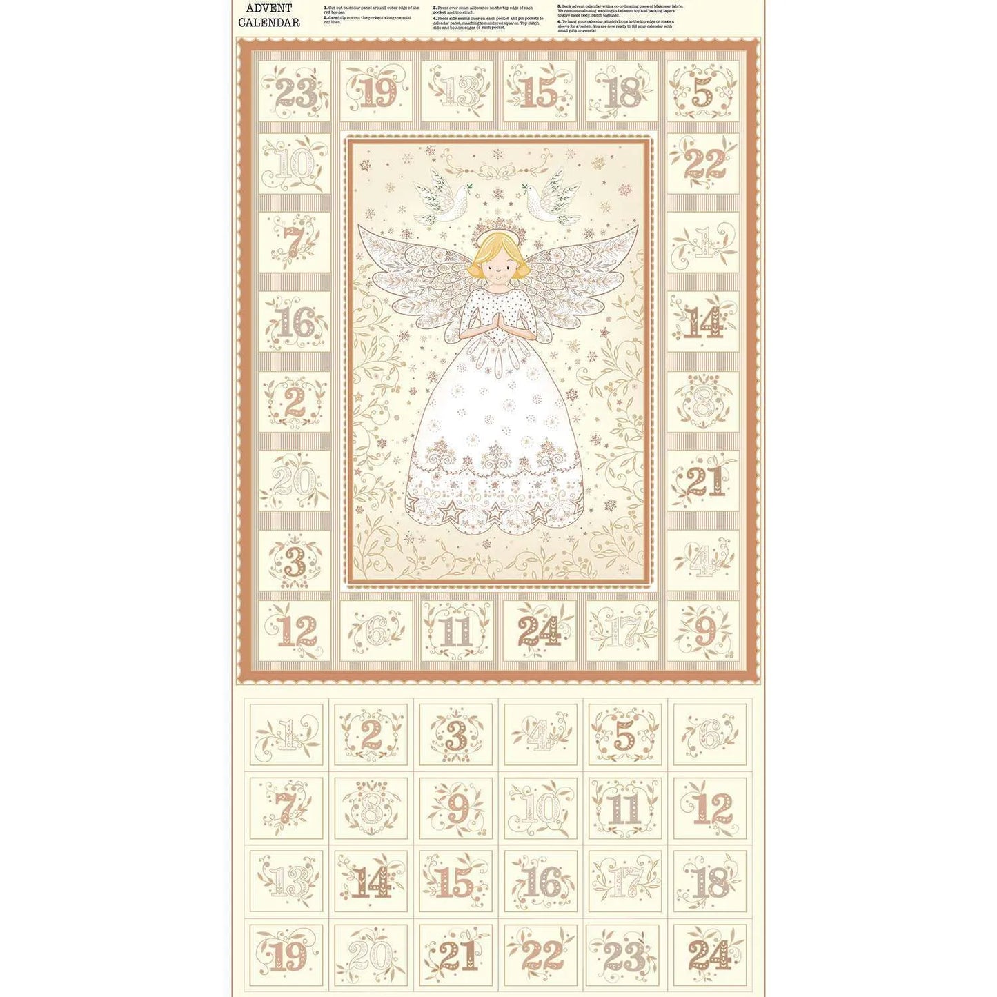Advent Angel - Cream