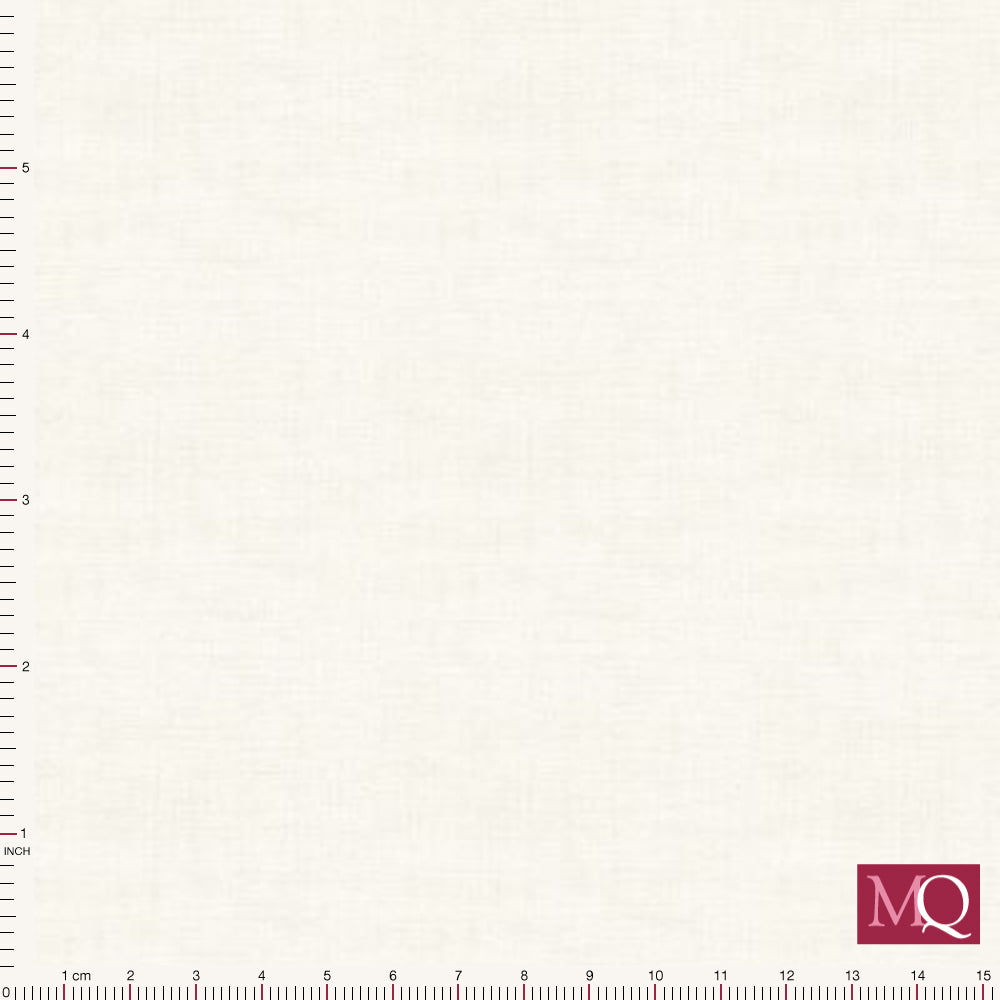 Linen Texture by Makower - White on White