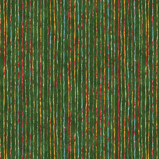 12 Days of Christmas by Nancy Halvorsen for Benartex - Shimmer Green
