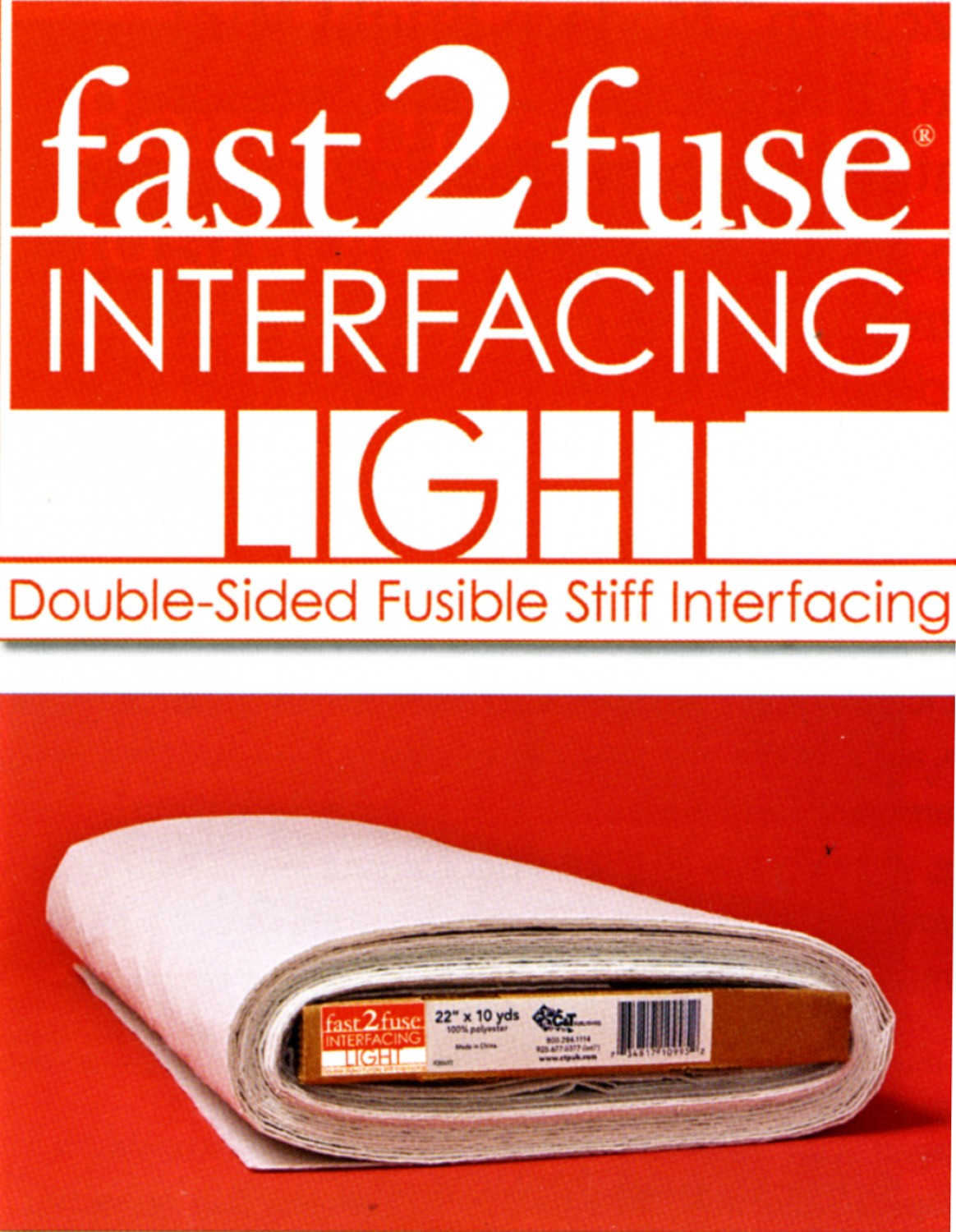 Fast2Fuse Light - Double-Sided Fusible Interfacing - F2F-20178