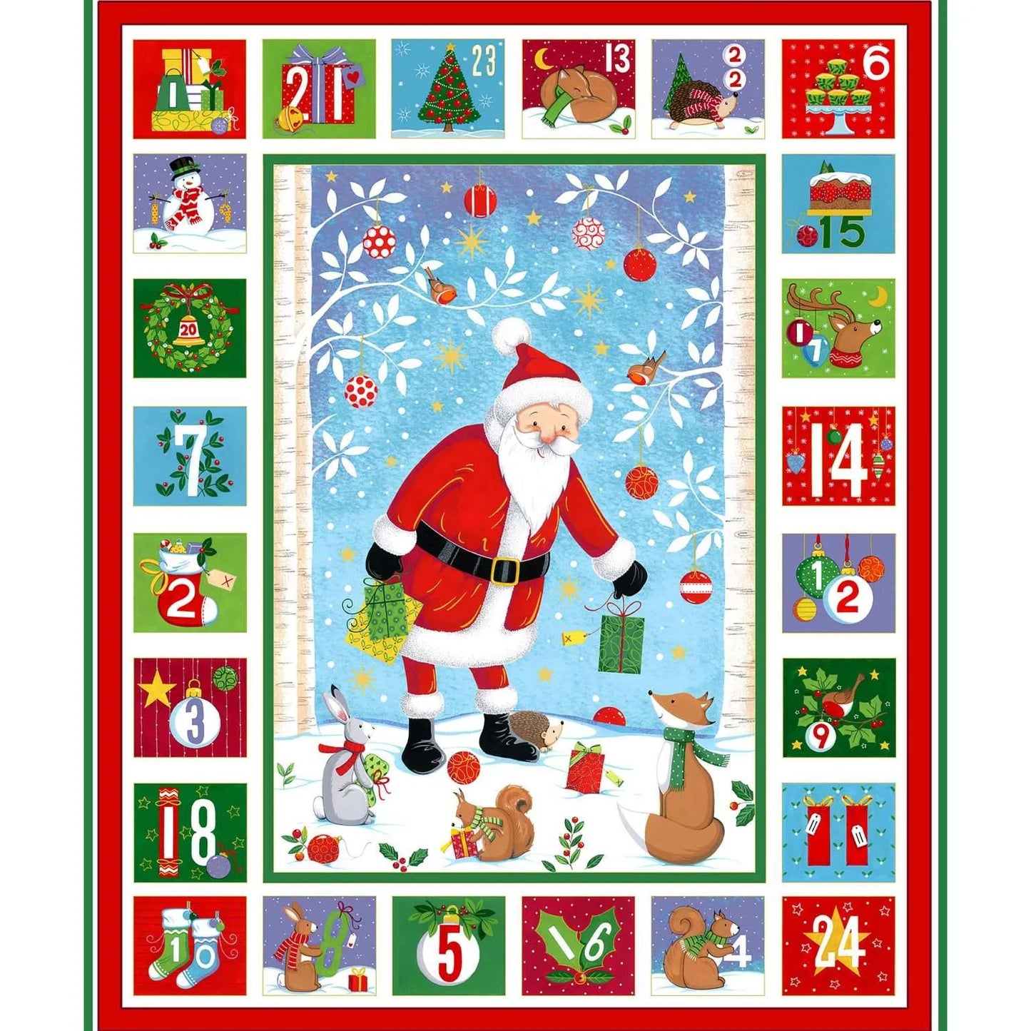 Merry Santa - Advent Calendar by Makower