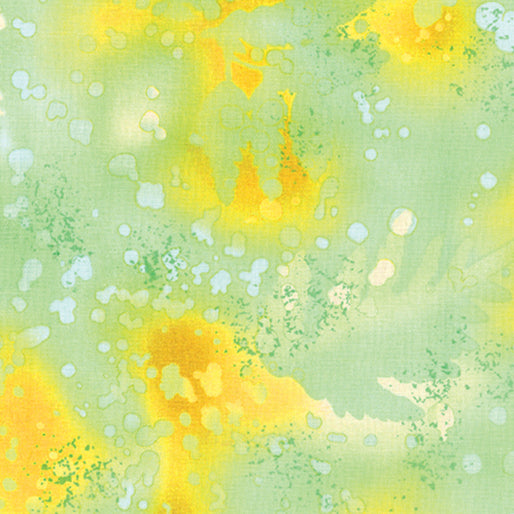Fossil Fern by Benartex - Golden Lime 528 84