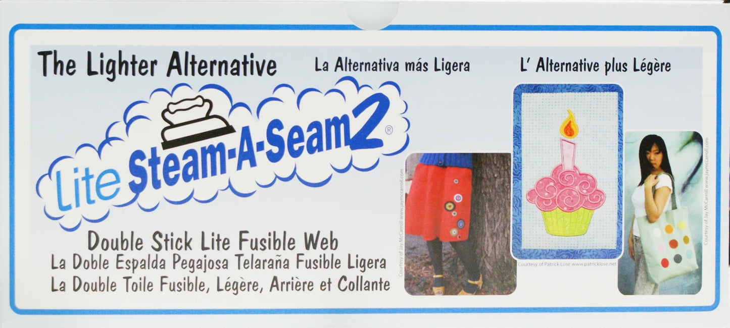 Lite Steam a Seam 2 12"/30cm Wide - Double Stick Fusible Web