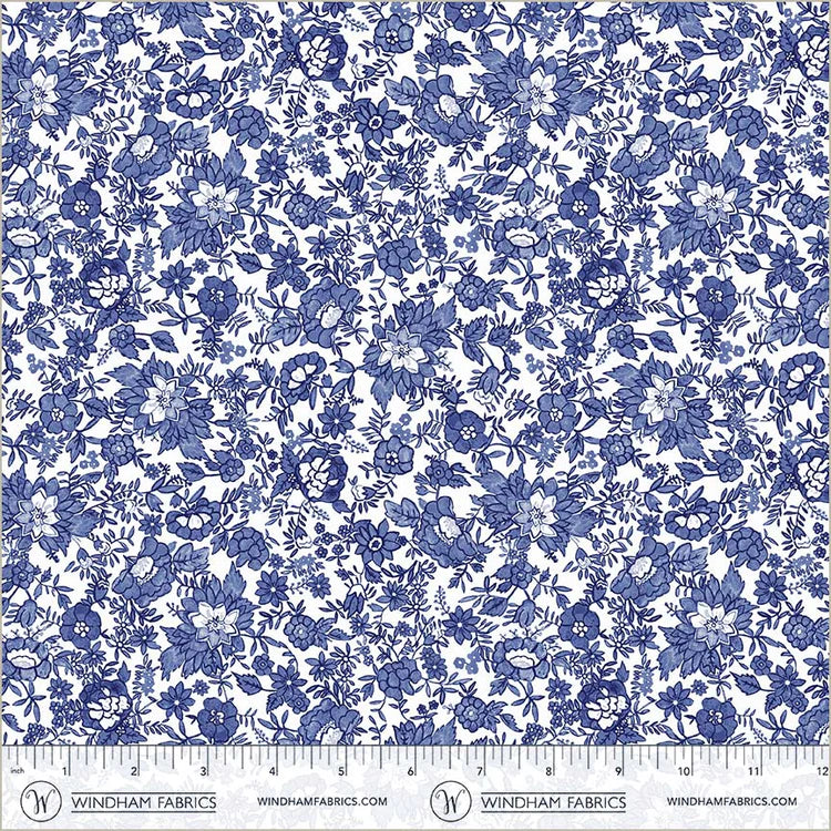 China Blue by Whistler Studio for Windham - Flower Bed