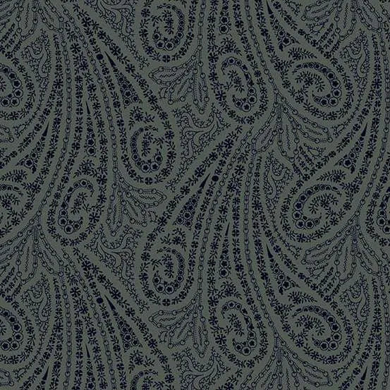 Grand Paisley by Jo Morton - Pewter