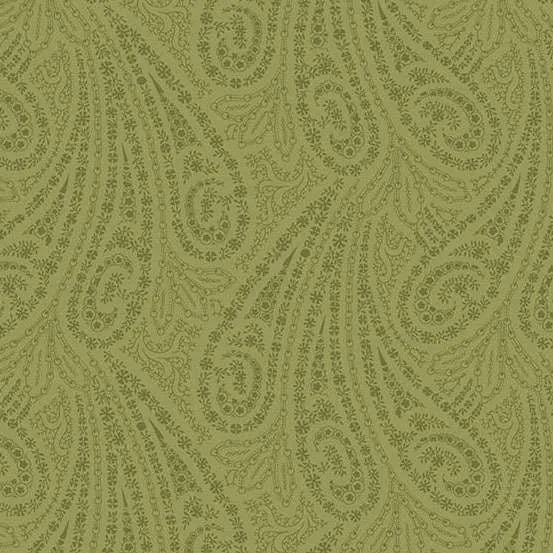 Grand Paisley by Jo Morton - Moss