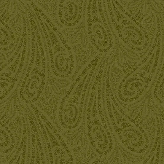 Grand Paisley by Jo Morton - Olive