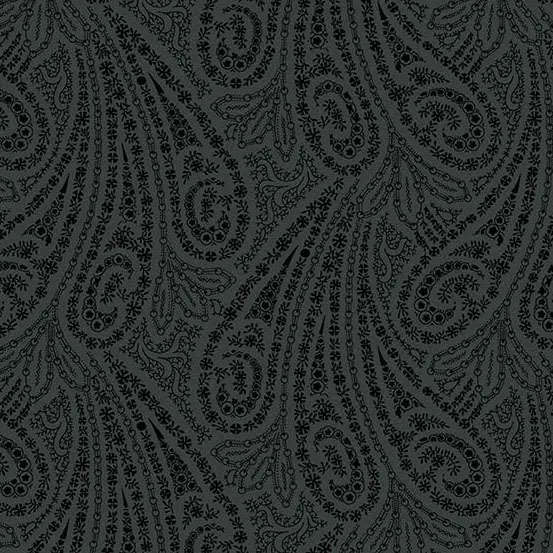 Grand Paisley by Jo Morton - Obsidian