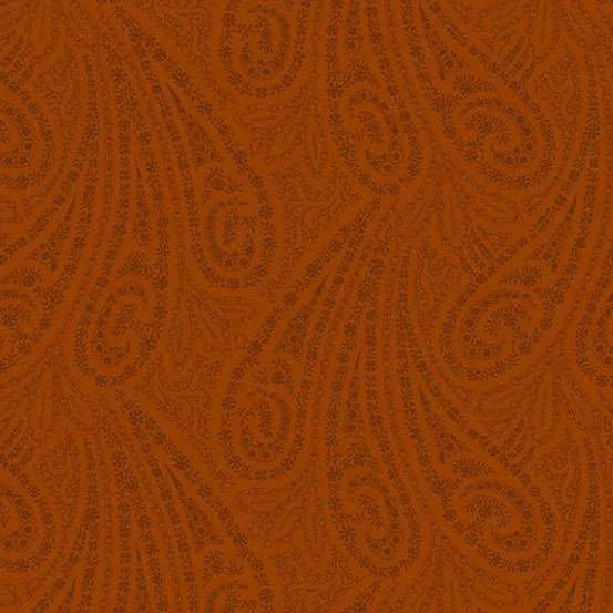 Grand Paisley by Jo Morton - Burnt Orange