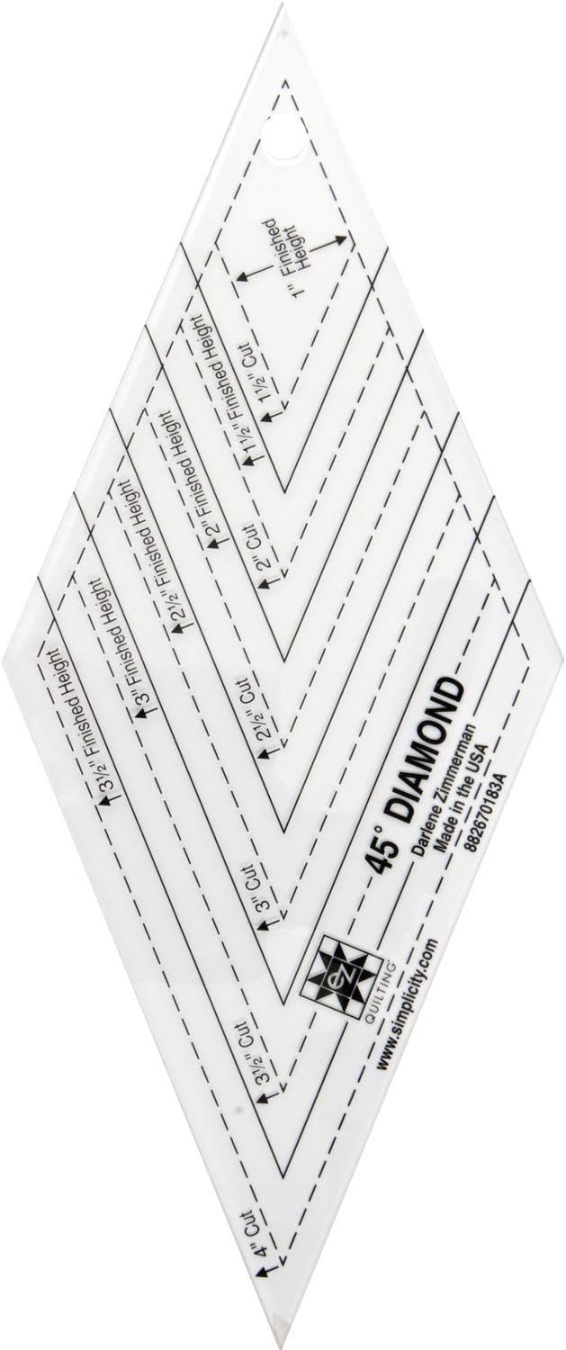 EZ Multi Size 45º Diamond Template
