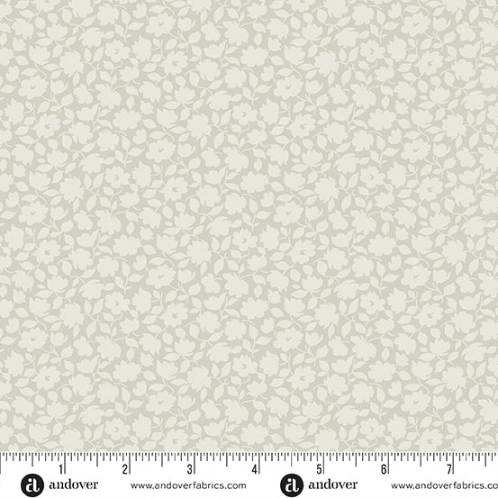Plain and Simple by Andover - Silhouette Gray 003-N