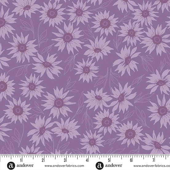 Color Me Whispered by Stephanie Organes Marguerite Mist Periwinkle (Remnant