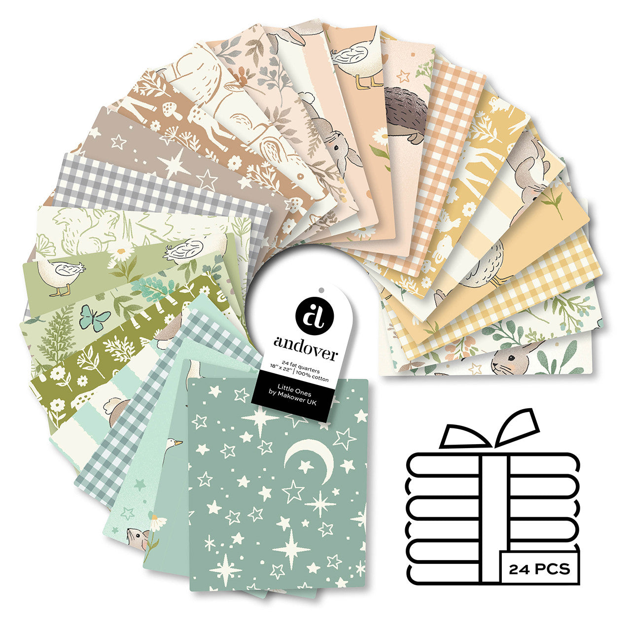 Little Ones Fat Quarter Bundle by Makower