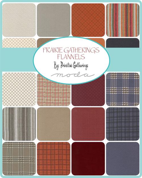 10" Flannel Layer Cake - Prairie Gatherings by Primitive Gatherings for Moda