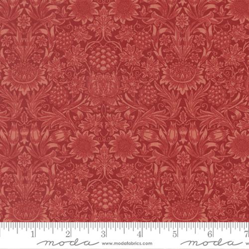 Morris Muse - by Barbara Brackman for Moda -Russet