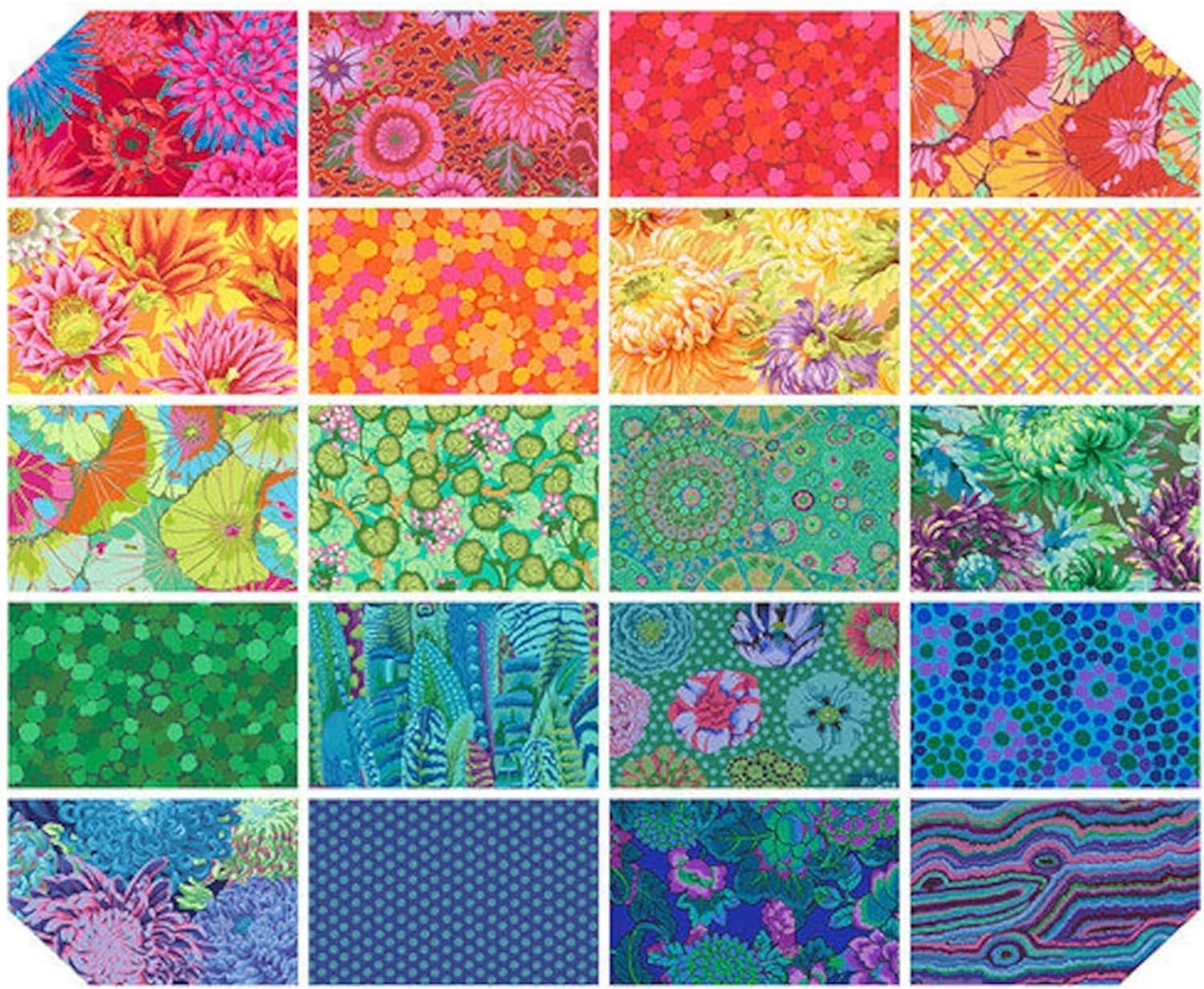 5" Charm - Kaffe Fassett Collective - Classics & Stash - Rainbow