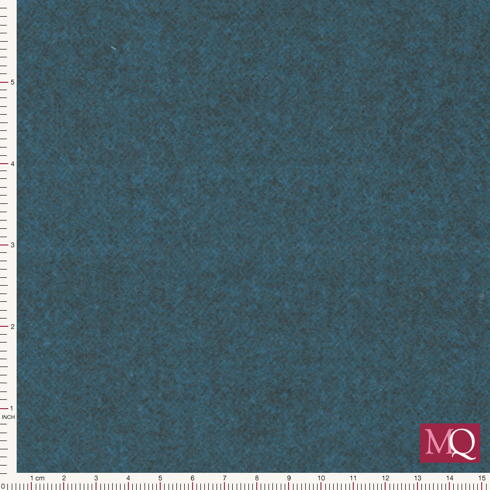 Winter Wool Flannel by Benartex - Dark Teal