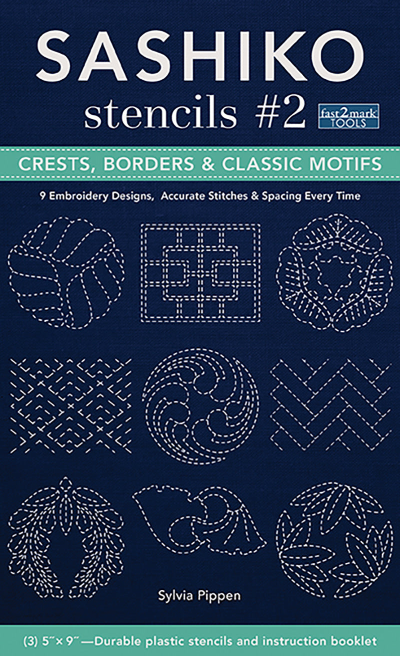 Sashiko Stencils 2, Traditional Collection by Sylvia Pippen