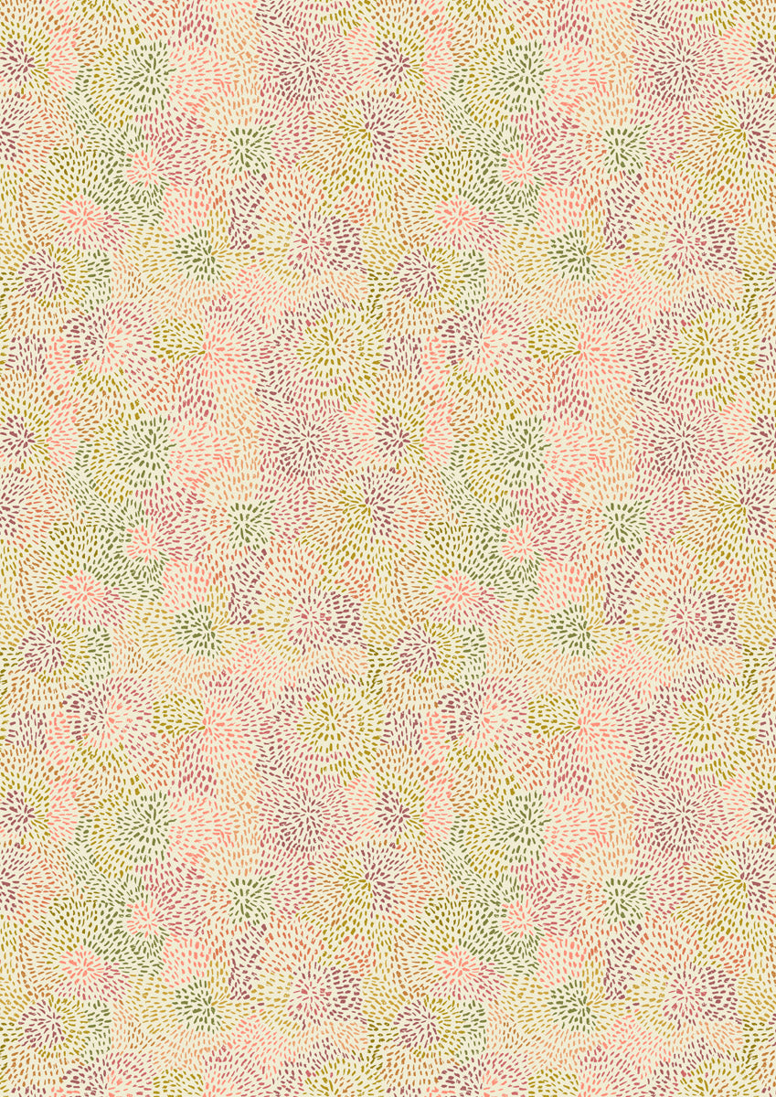 Nature Trail by Lewis and Irene - Moss Texture Greens