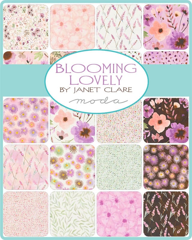 Blooming Lovely Jelly Roll - by Janet Clare for Moda