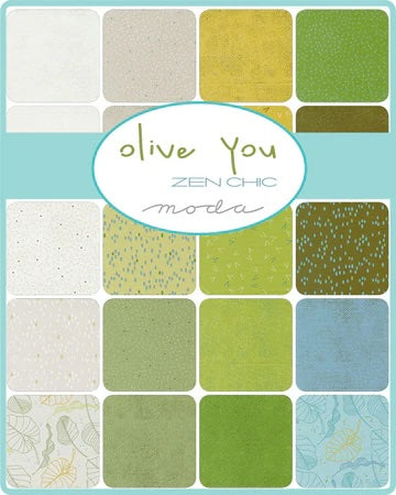 Olive You 5" Charm Pack - by Brigitte Heitland for Moda