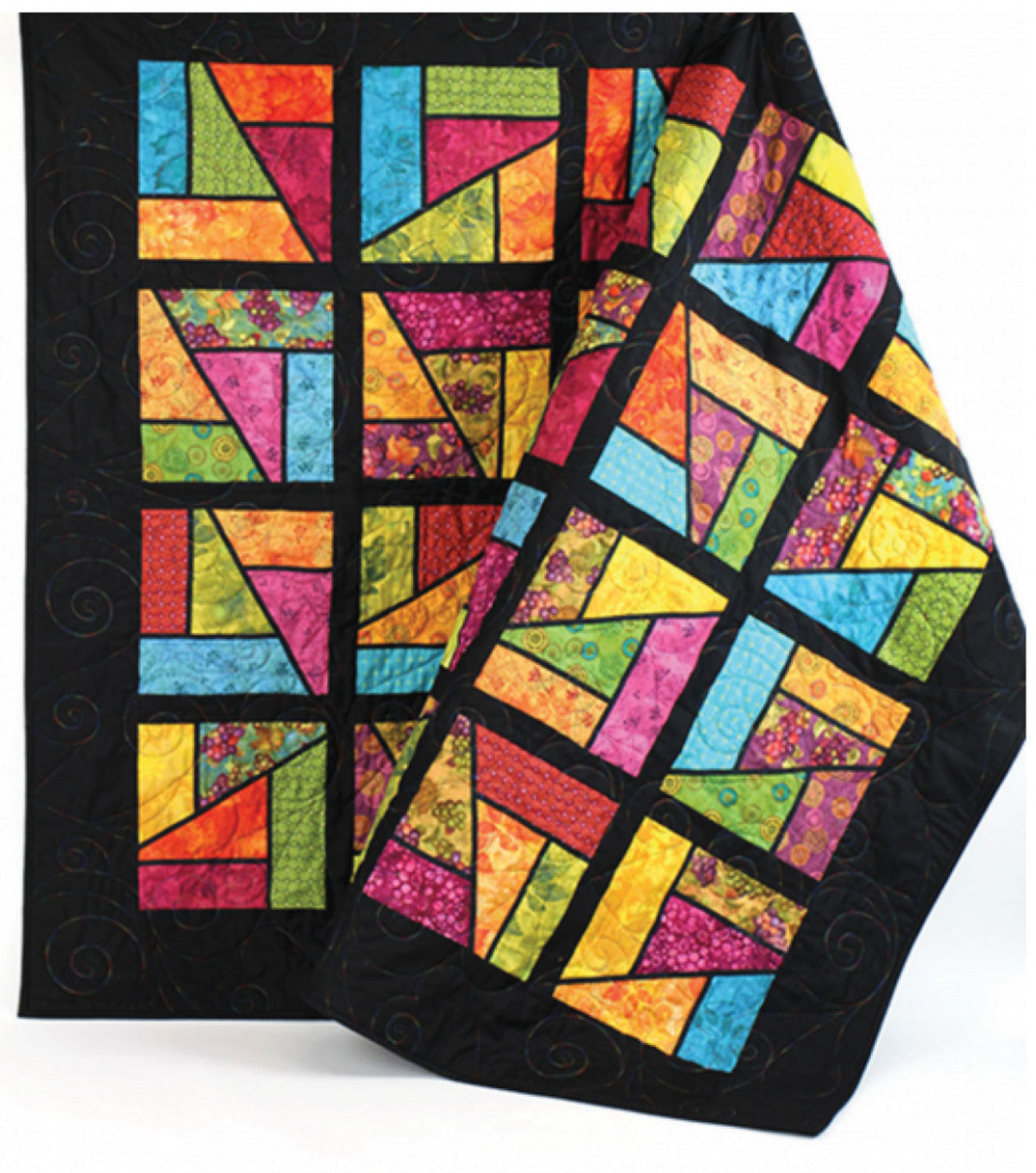 Stained Glass Magic Pattern by Camilla Quilts for Cut Loose Press
