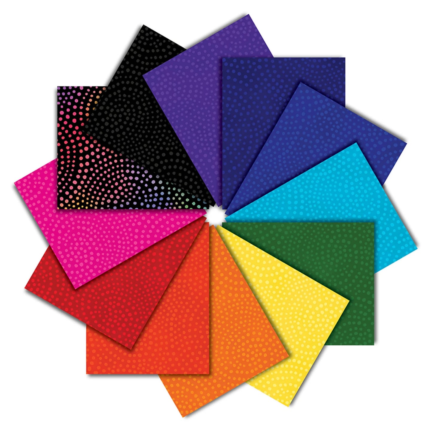 Rainbow Fat Quarter Bundle by Timeless Treasures