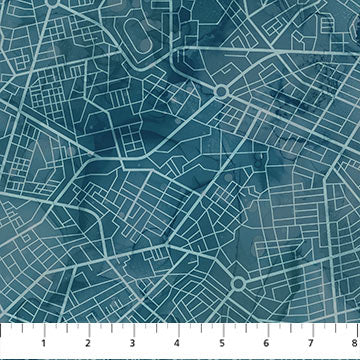City Harbor by Deborah Edwards and Melanie Samra for Northcott Fabrics Road Map