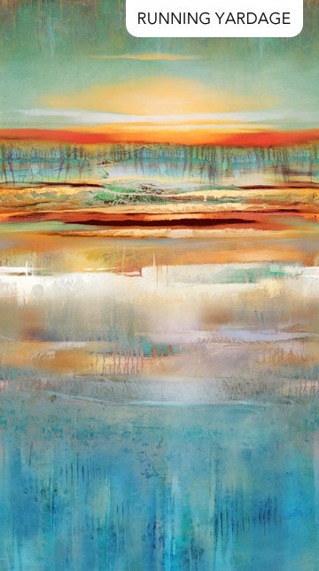 Tranquil Tides by Tim Parker for Northcott - Sunrise Ombre DP27612-42 - Remmant
