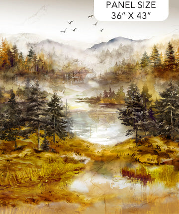 Misty Morning Panel by Northcott - DP28645-54- £15.00/panel