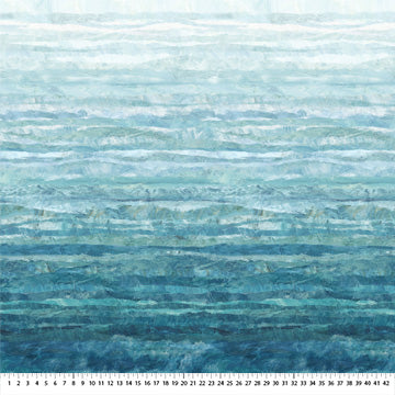 Smooth Sailing by Deborah Edwards for Northcott - Ombre Dark Blue Multi