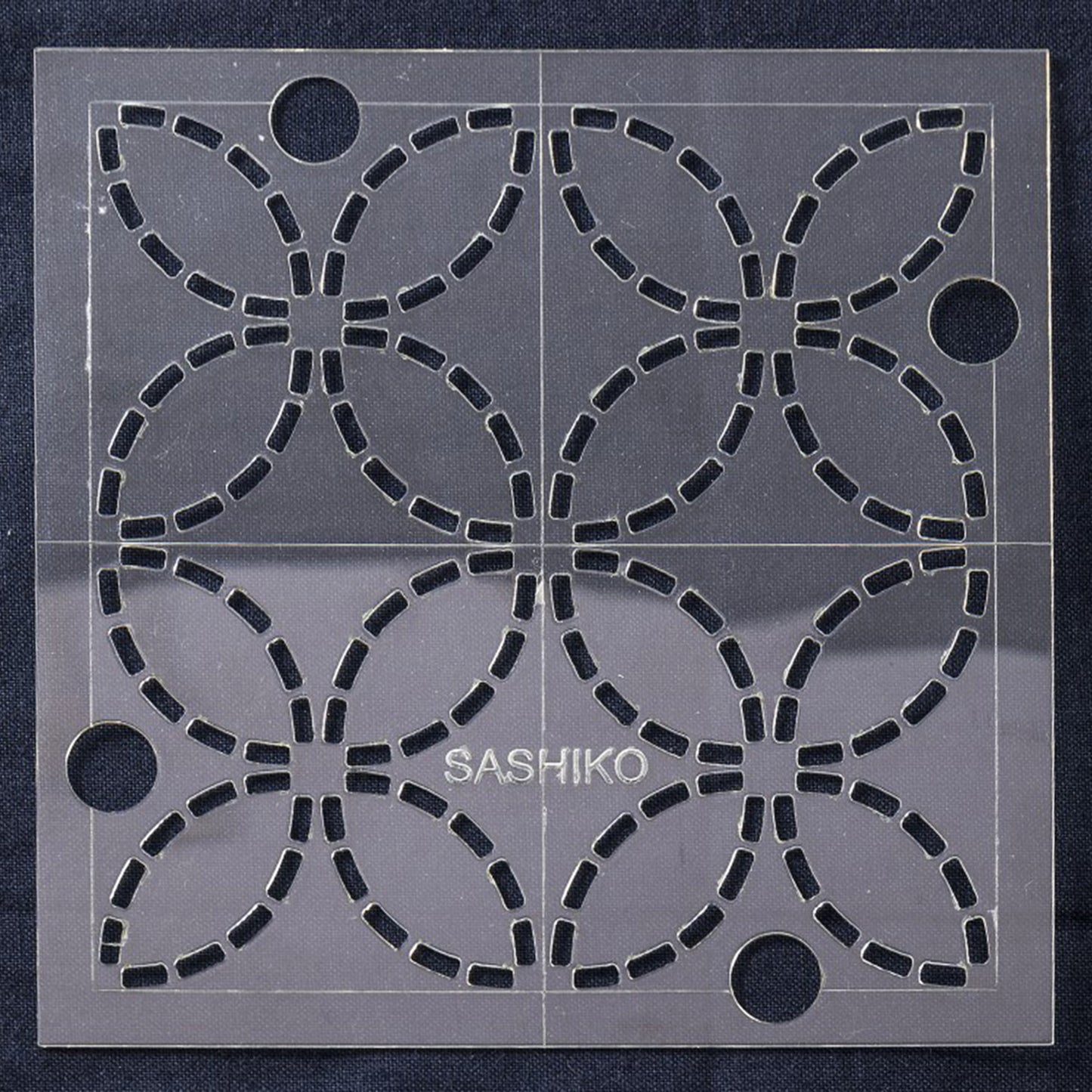 Sashiko Template Shippou ( Seven Treasures ) 4"