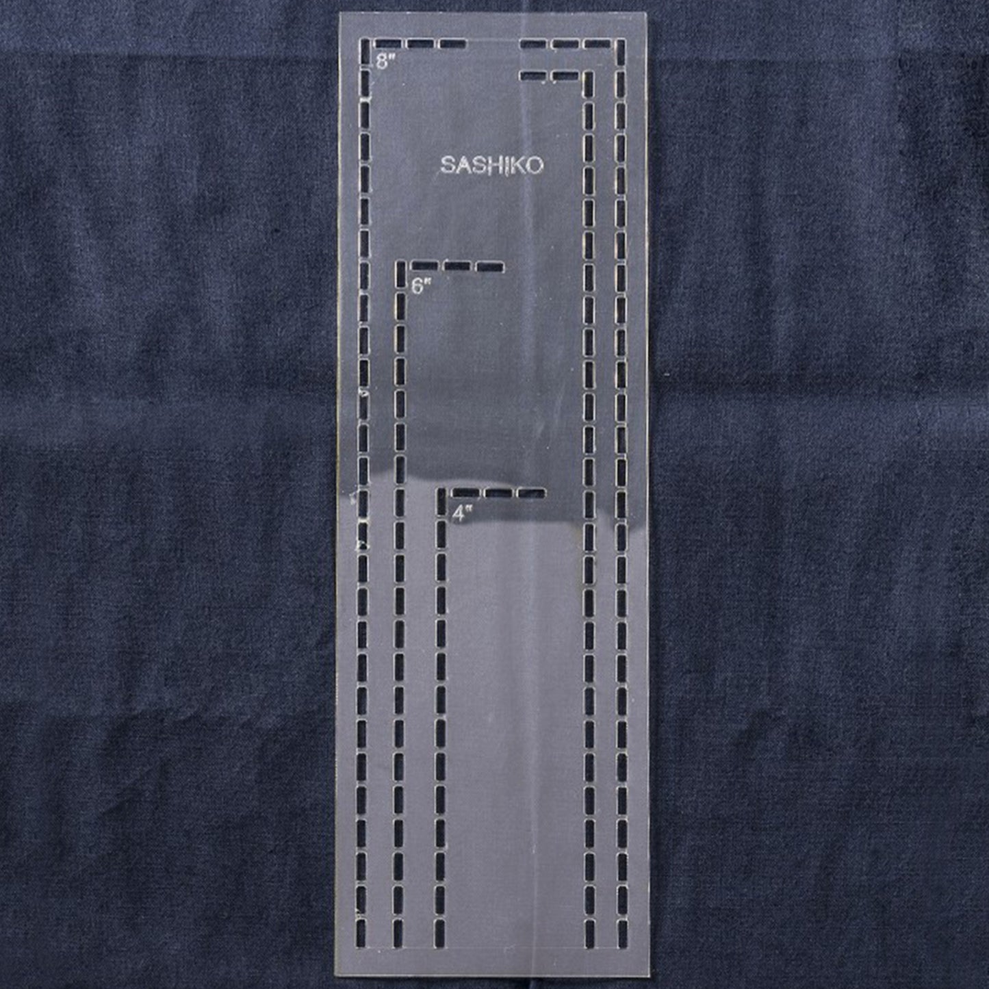 Sashiko Stencils Border Ruler 4", 6" and 8" Double Border