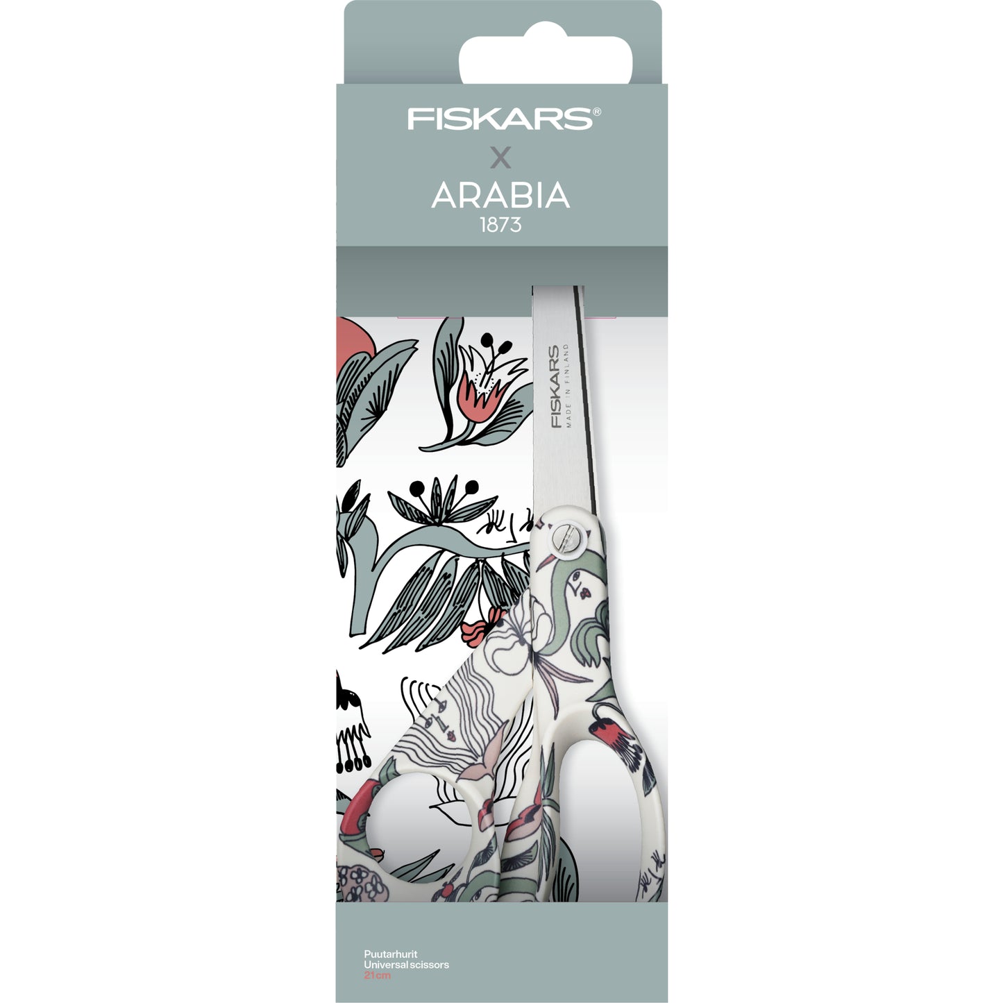 Fiskars Universal Moomin Scissors Arabia - Puutarhurit: 21cm
