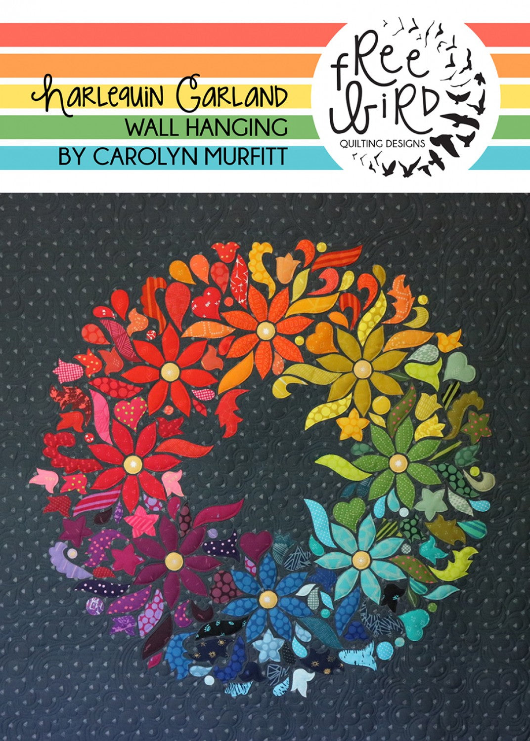Harlequin Garland by Carolyn Murfitt