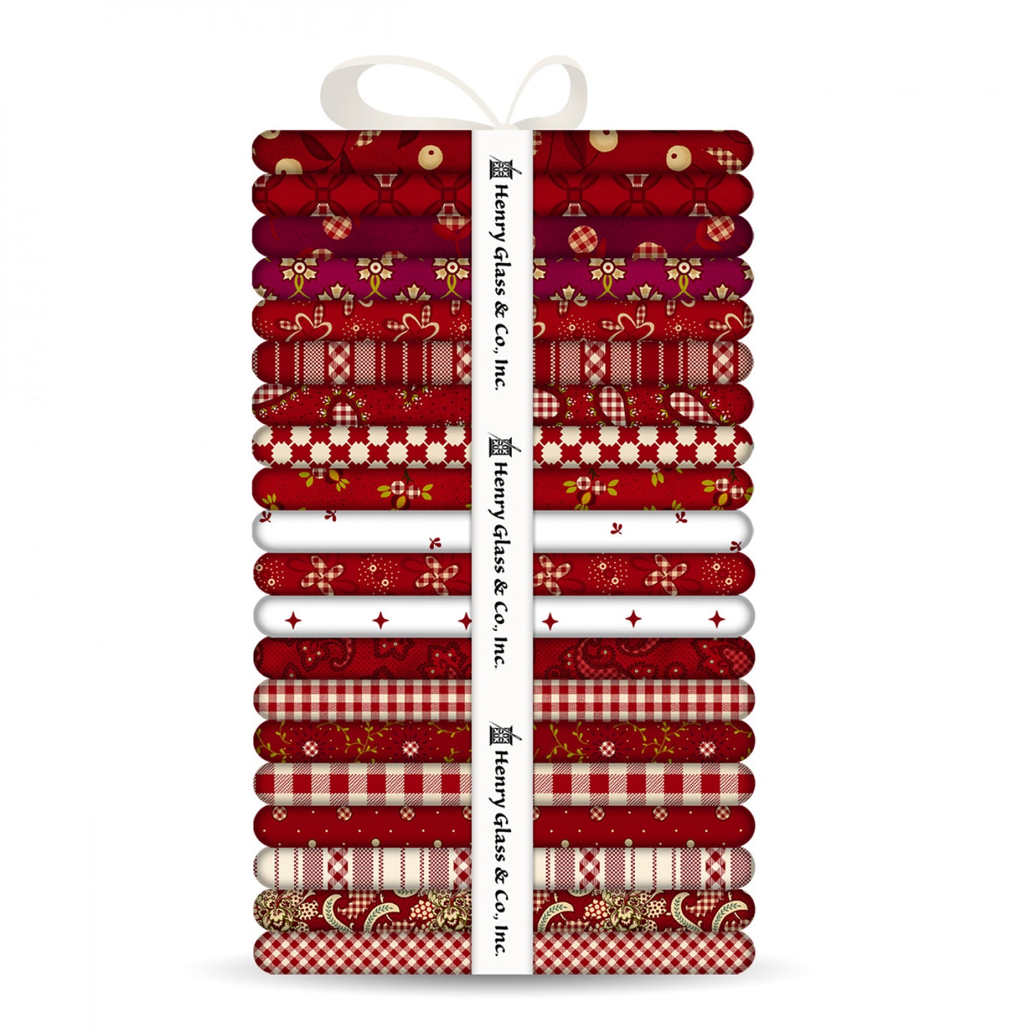 Fat Quarter Bundle - Garnet & Gingham by Kim Diehl- 20pcs