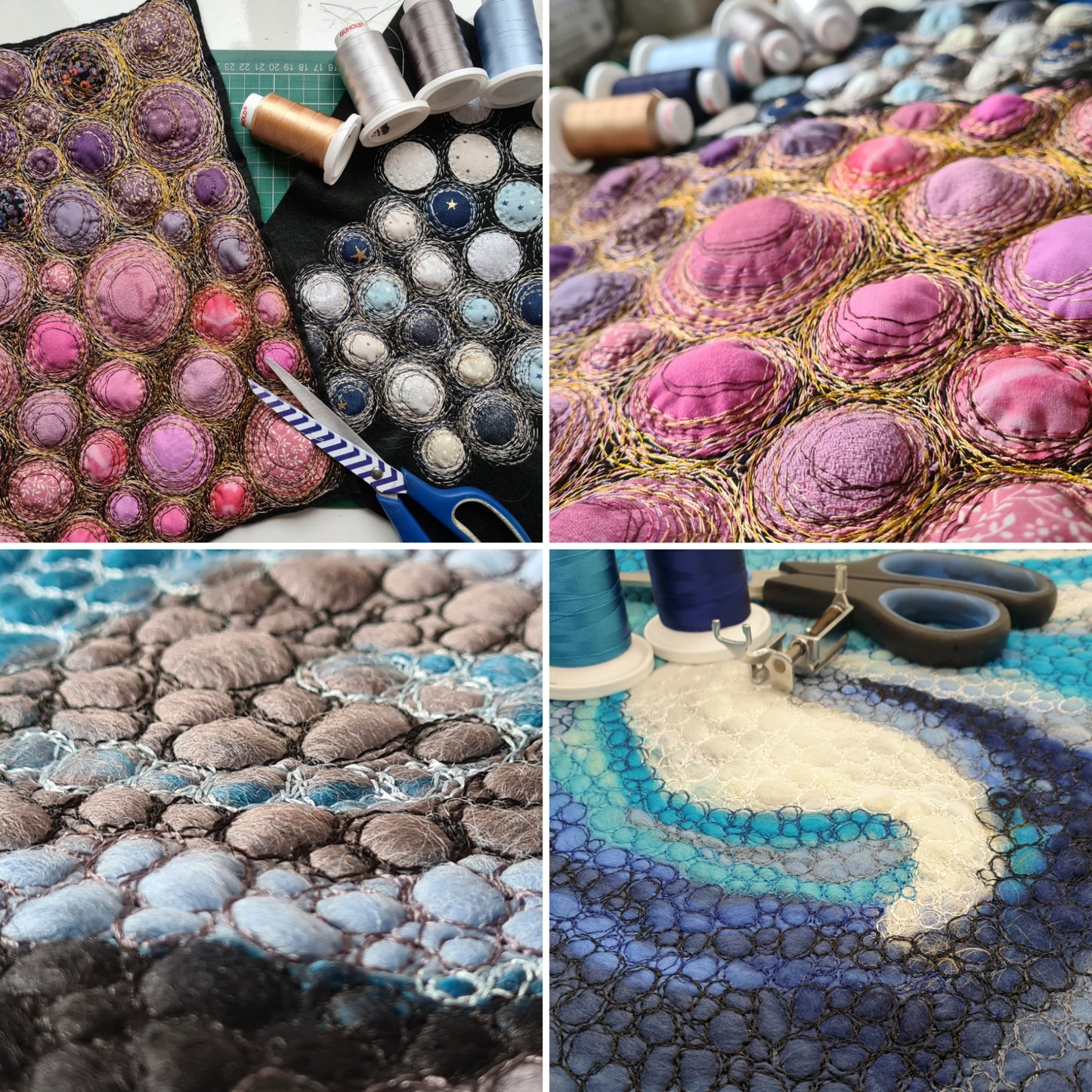 03/06/26 Free Motion Embroidery- Experiments with Texture with Caroline Michelle 10.00 -4.00pm