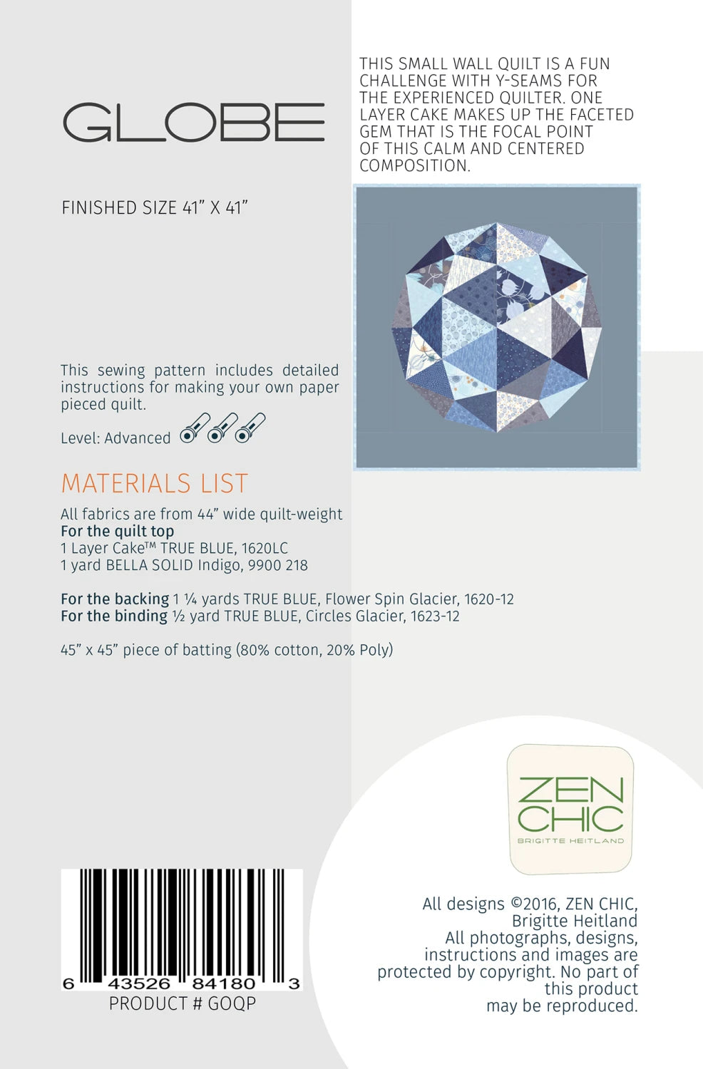 Globe by Brigitte Heitland for Zen Chic # GOQP
