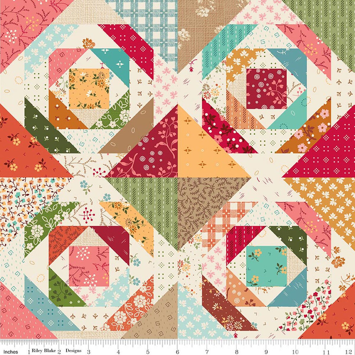 Baked with Love by Lori Holt for Riley Blake - 58" Multi