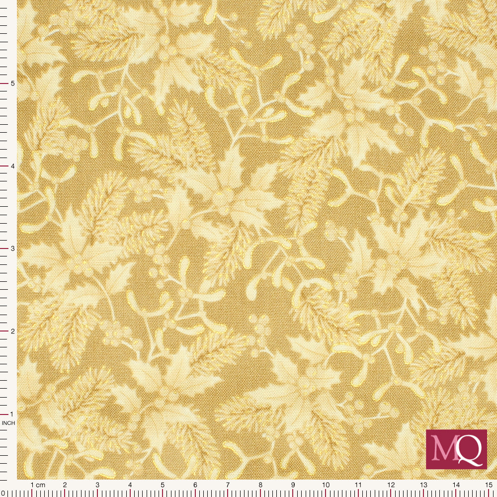 Holiday Flourish by Robert Kaufman -Festive Finery, Cream