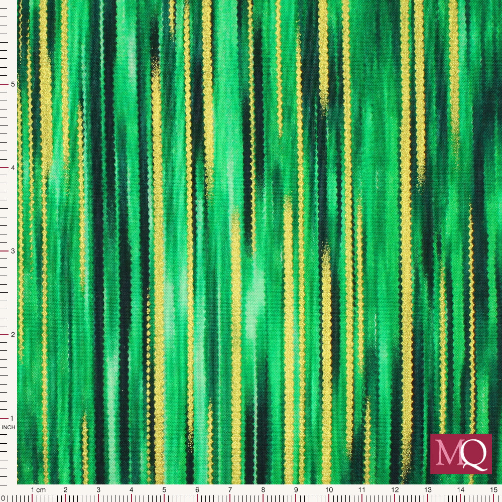 Serenade Stripe by Greta Lynn for Kanvas Studio - Green