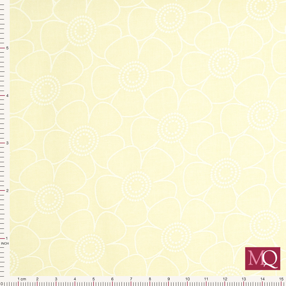 Muslin Prints for Moda -White/Tan
