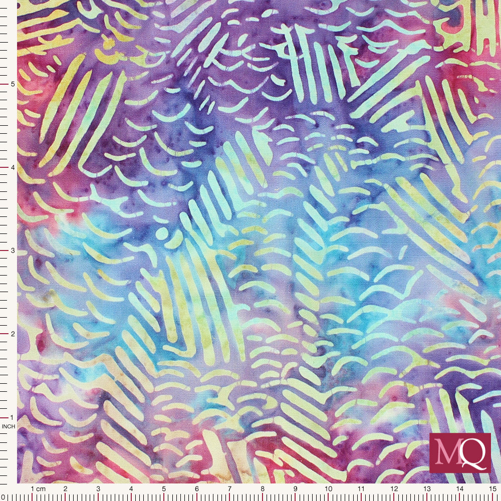 Batik - by Michael Miller - Wave Fishscale - £1.50/10cm