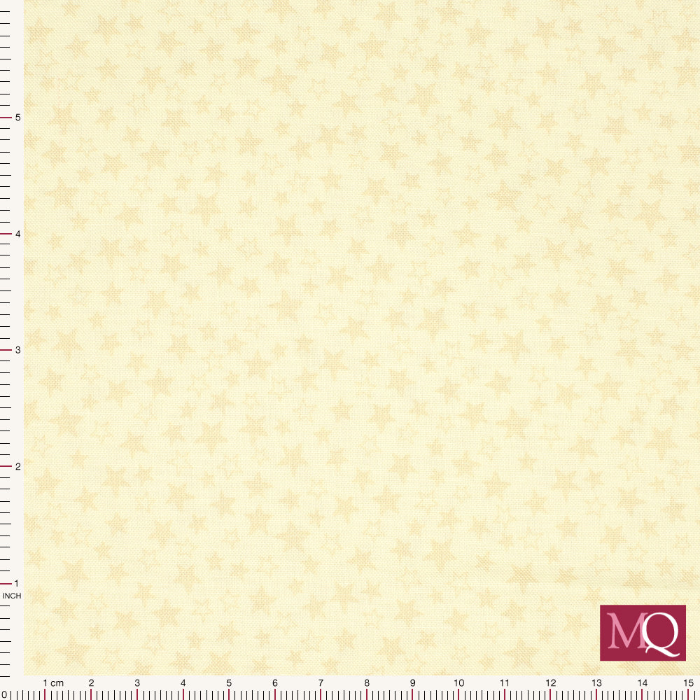 Tiny Tonals by Lewis & Irene - Cream on Cream Stars