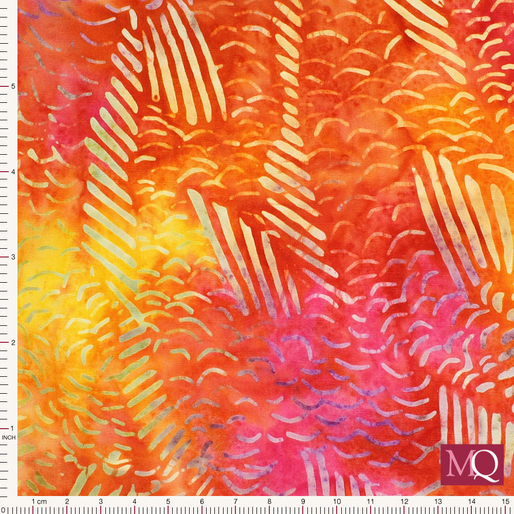 Batik - by Michael Miller - Tropical Fishscale - £1.50/10cm