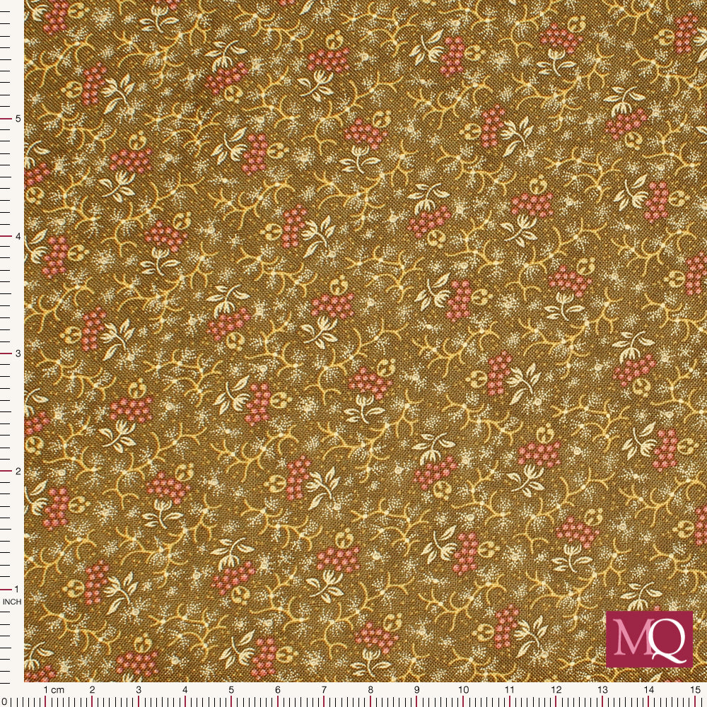 Wild Orchid by Blackbirds Design for Moda -Earth