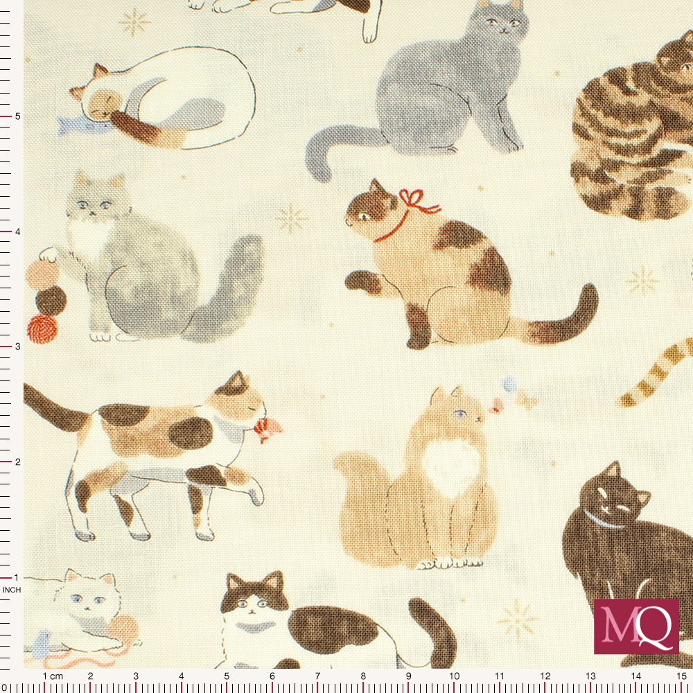 Paws and Play by Eri Kamei for Figo - Cats Cream