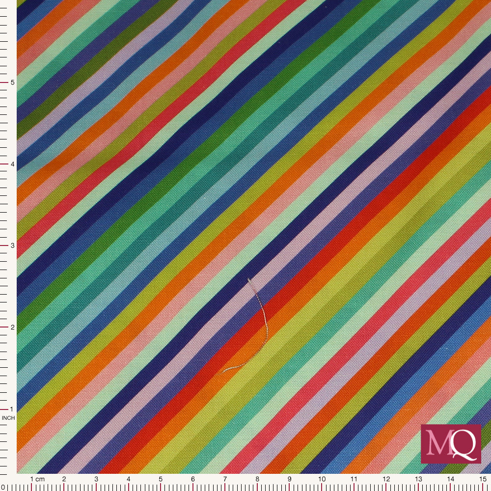 Animal Alphabet -Multi Stripe by Lewis and Irene Remnant