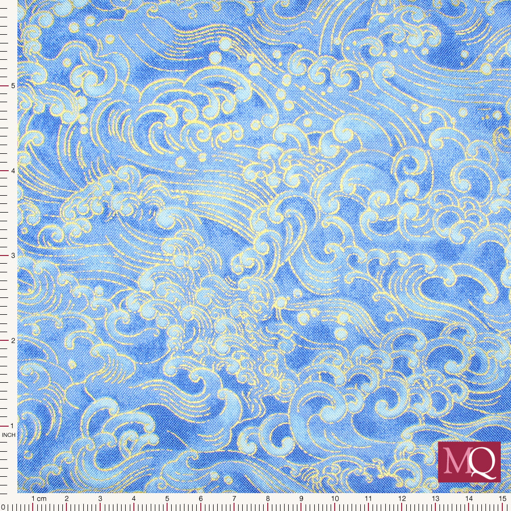 Moonlight by Chong-a-Hwang for Timeless Treasures - Lotus Wave