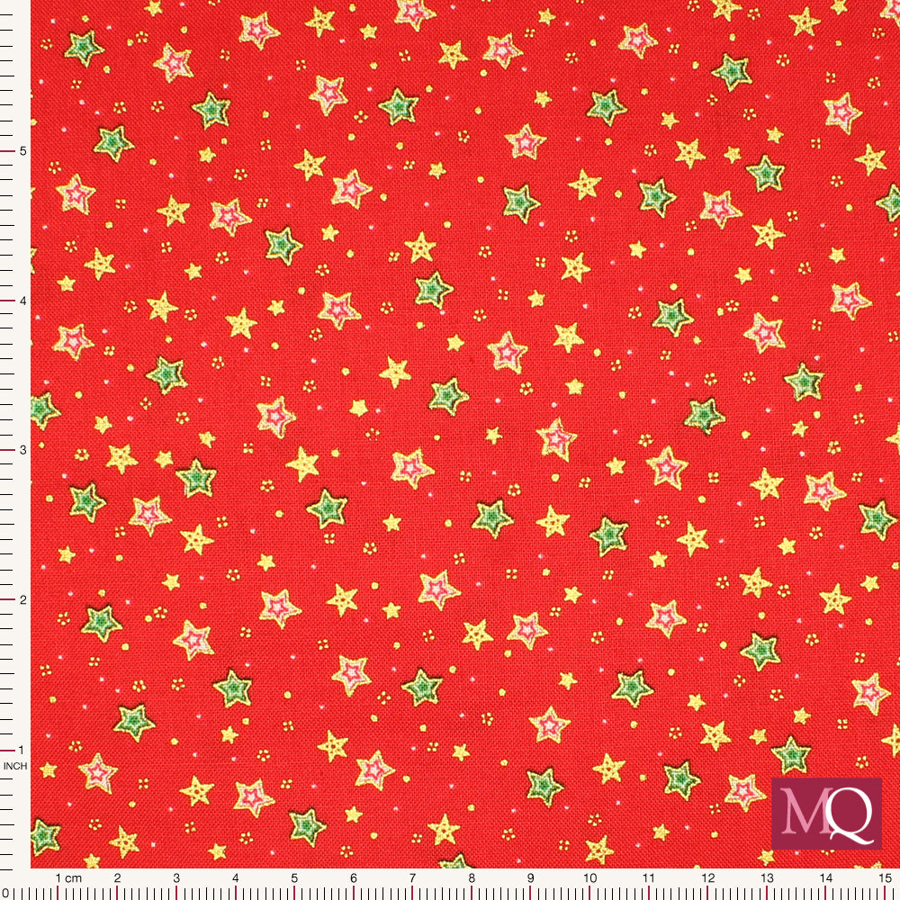 Jolly by Makower -Sparkle Red 125/R